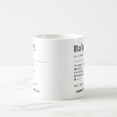 Happy Twins Day Baby A und Baby B Kaffeetasse (Mittel)