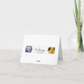 Happy Twins Day Girls Card Karte (Rückseite)