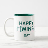 Happy Twins Day Win Tasse (Links)
