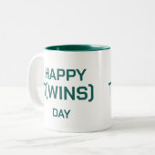 Happy Twins Day Win Tasse (Vorderseite Links)