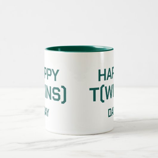 Happy Twins Day Win Tasse (Mittel)
