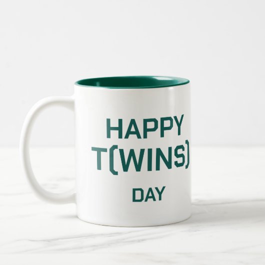 Happy Twins Day Win Tasse (Links)