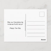 Happy Two Pi Tau Day Postkarte (Rückseite)