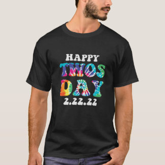 Happy Twosday 2022 Februar 2022 2-22-22 Zweiwod T-Shirt