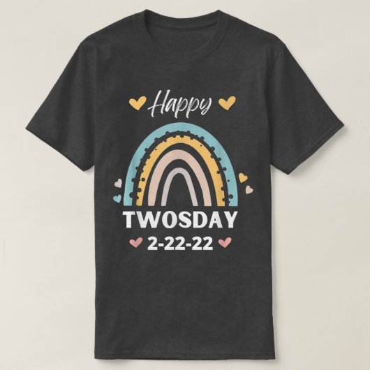 Happy TwosTag 2222 T-Shirt (Design vorne)