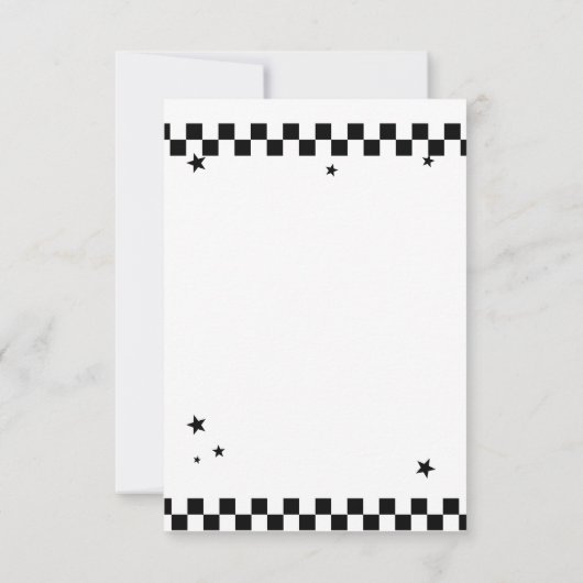 Happy Typ Dankeskarte (Rückseite)