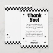 Happy Typ Dankeskarte (Vorne/Hinten)