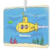 Happy U-Boot-Cartoon Autolufterfrischer (Links)