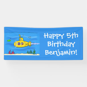 Happy U-Boot-Cartoon Banner