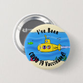 Happy U-Boot-Cartoon Button (Vorne & Hinten)