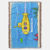 Happy U-Boot-Cartoon Decke (Vorderseite Vertikal)