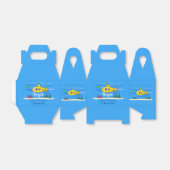 Happy U-Boot-Cartoon Geschenkschachtel (Ungefaltet)