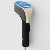 Happy U-Boot-Cartoon Golf Headcover (angewinkelt)