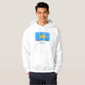 Happy U-Boot-Cartoon Hoodie (Vorne ganz)