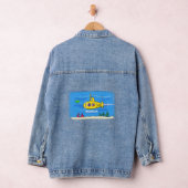 Happy U-Boot-Cartoon Jeansjacke (Hangar)
