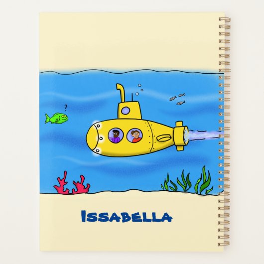 Happy U-Boot-Cartoon Planer (Rückseite)