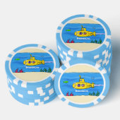 Happy U-Boot-Cartoon Pokerchips (Stapel)