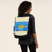 Happy U-Boot-Cartoon Rucksack (Ausgewaschen)