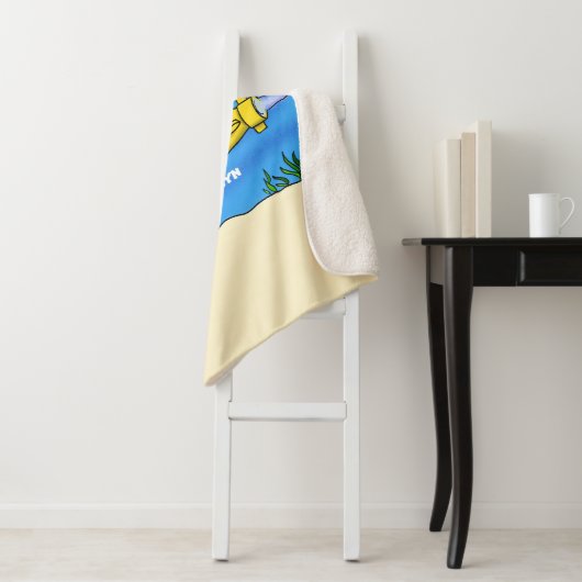 Happy U-Boot-Cartoon Sherpadecke (Beispiel)