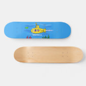 Happy U-Boot-Cartoon Skateboard (Horizontal)