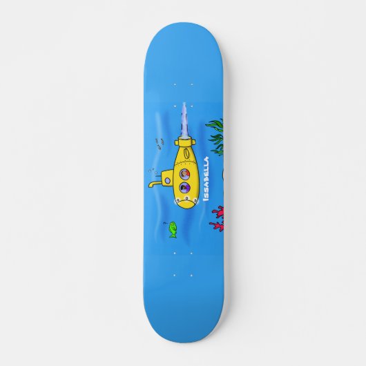 Happy U-Boot-Cartoon Skateboard (Vorne)