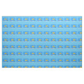 Happy U-Boot-Cartoon Stoff (Fat Quarter (45,7 x 55,9 cm))
