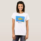 Happy U-Boot-Cartoon T-Shirt (Vorne ganz)