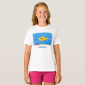 Happy U-Boot-Cartoon T-Shirt (Vorne ganz)