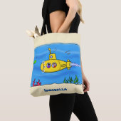 Happy U-Boot-Cartoon Tasche (Von Nahem)