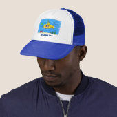 Happy U-Boot-Cartoon Truckerkappe (Beispiel)