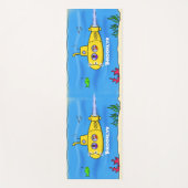Happy U-Boot-Cartoon Yogamatte (Vorderseite)