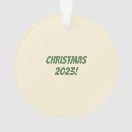 Happy Ugly Sweater Season Ornament (Rückseite)