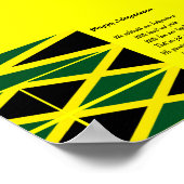 Happy Unabhängigkeit jamaica Plakate (Ecke)