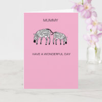 Happy und Niedlich Kenya Zebras Mummy
