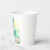 Happy Unicorn Baby Dusche Pappbecher (Links)