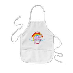 Happy Unicorn Children's Schürze