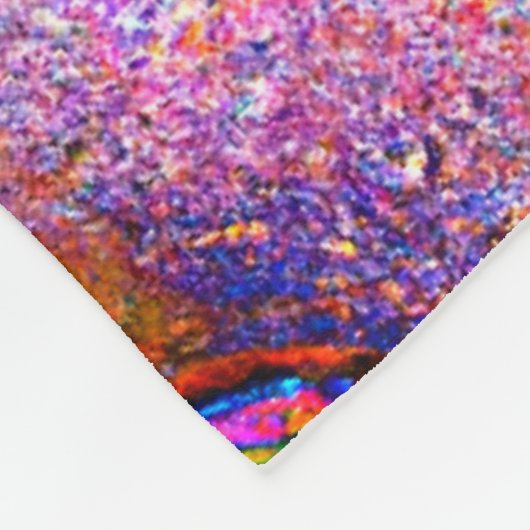 Happy Unicorn Fleecedecke (Ecke)