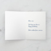 Happy Unicorn Geburtstagkarte Karte (Innenseite)