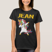 Happy Unicorn - Jean Name T-Shirt (Vorderseite)