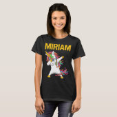 Happy Unicorn - Name Miriam T-Shirt (Vorne ganz)