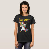 Happy Unicorn - Rosemary Name T-Shirt (Vorne ganz)