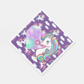 Happy Unicorn Serviette (Ecke)