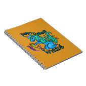 Happy Unicorn Writing Spiral Notebook Notizblock (Rechte Seite)