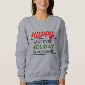 Happy Universal holidays  Sweatshirt (Vorderseite)