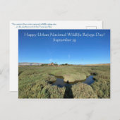 Happy Urban National Wildlife Refugium Day! Postkarte (Vorne/Hinten)