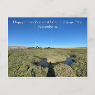 Happy Urban National Wildlife Refugium Day! Postkarte