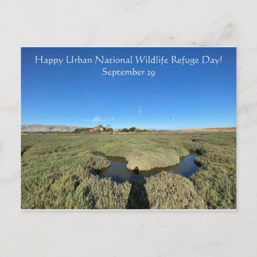 Happy Urban National Wildlife Refugium Day! Postkarte (Vorderseite)