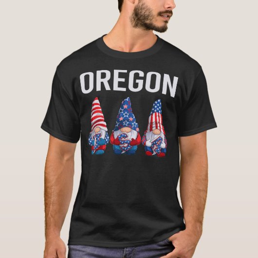 Happy USA - Oregon T-Shirt (Vorderseite)