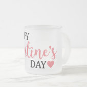 Happy v-day Kaffee Tasse (VorderseiteRechts)