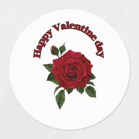 Happy V day Multi Aufkleber (Design 2)